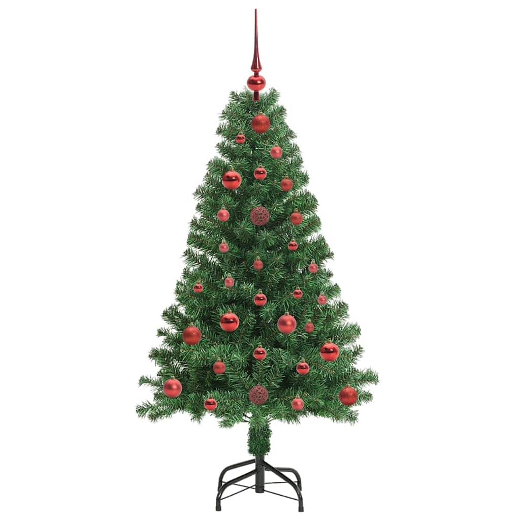 ComfortXL - Petit Sapin de Noël Artificiel 120cm Tout-en-Un avec Décorations et Lumières – ComfortXL Outdoor Living - Image 4