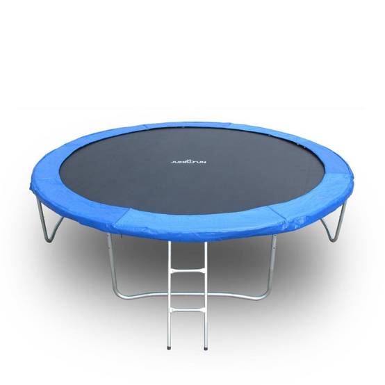Trampoline pour enfant 8Ft ø244cm avec coussin de protection Bleu, Echelle et Filet de sécurité JUMP4FUN - Image 8