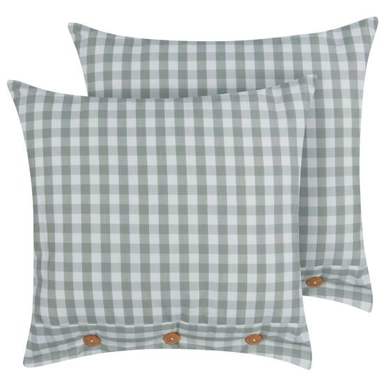 Coussin décoratif Polyester Vert menthe TALYA - Beliani - Image 1