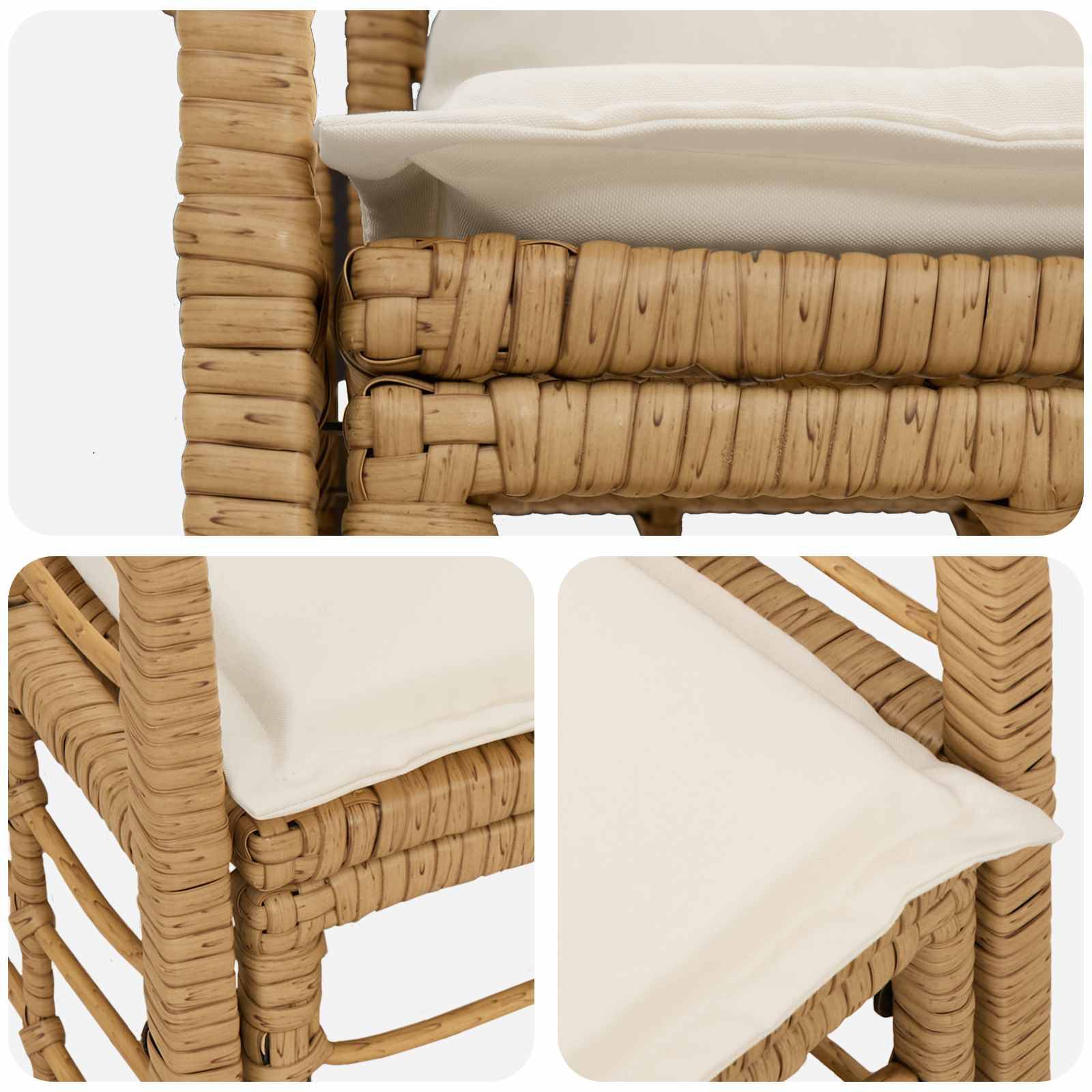 Vidaxl - Loveseat d'extérieur 2 pièces 2-Nombre de places vidaXL 42026730 - Image 8