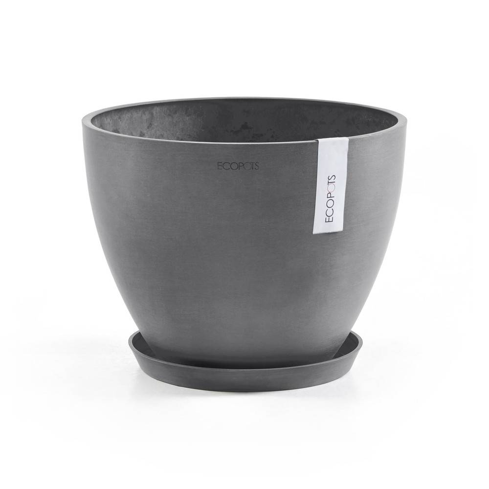 Ecopots - Pot Rond Antwerp 30 Gris - Ø 30 x H. 25,5 cm - 11,4 L ECOPOTS - Image 5