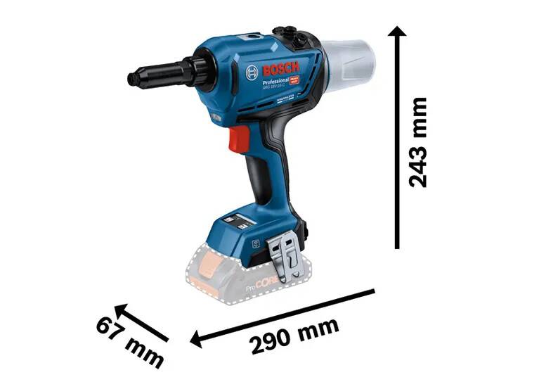 Bosch - Riveteuse BOSCH GRG 18V-16 C Solo L-BOXX - Sans batterie, ni chargeur - 06019K5002 - Image 2