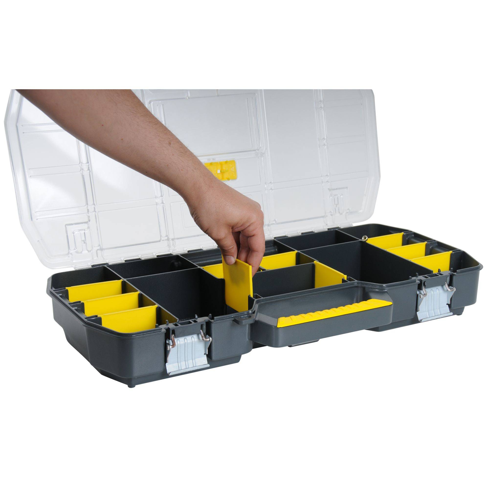 stanley - Boîte à Outils avec Organiseur Transparent - 67 x 32,3 x 25,1 cm - STANLEY, 1-97-514 - Image 3