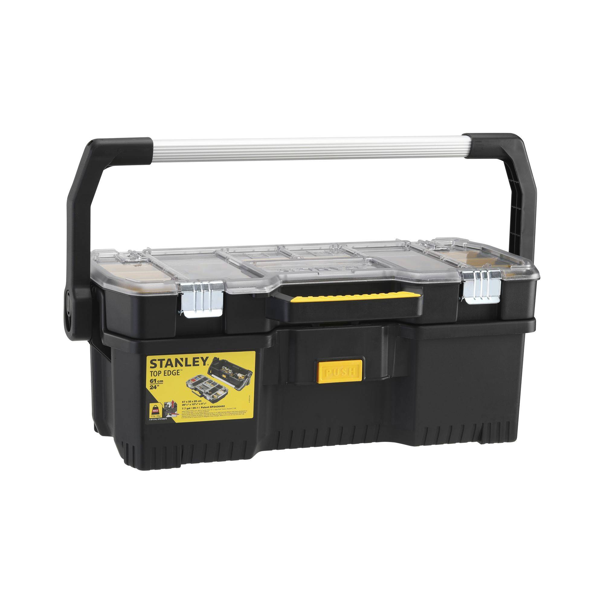 stanley - Boîte à Outils avec Organiseur Transparent - 67 x 32,3 x 25,1 cm - STANLEY, 1-97-514 - Image 1