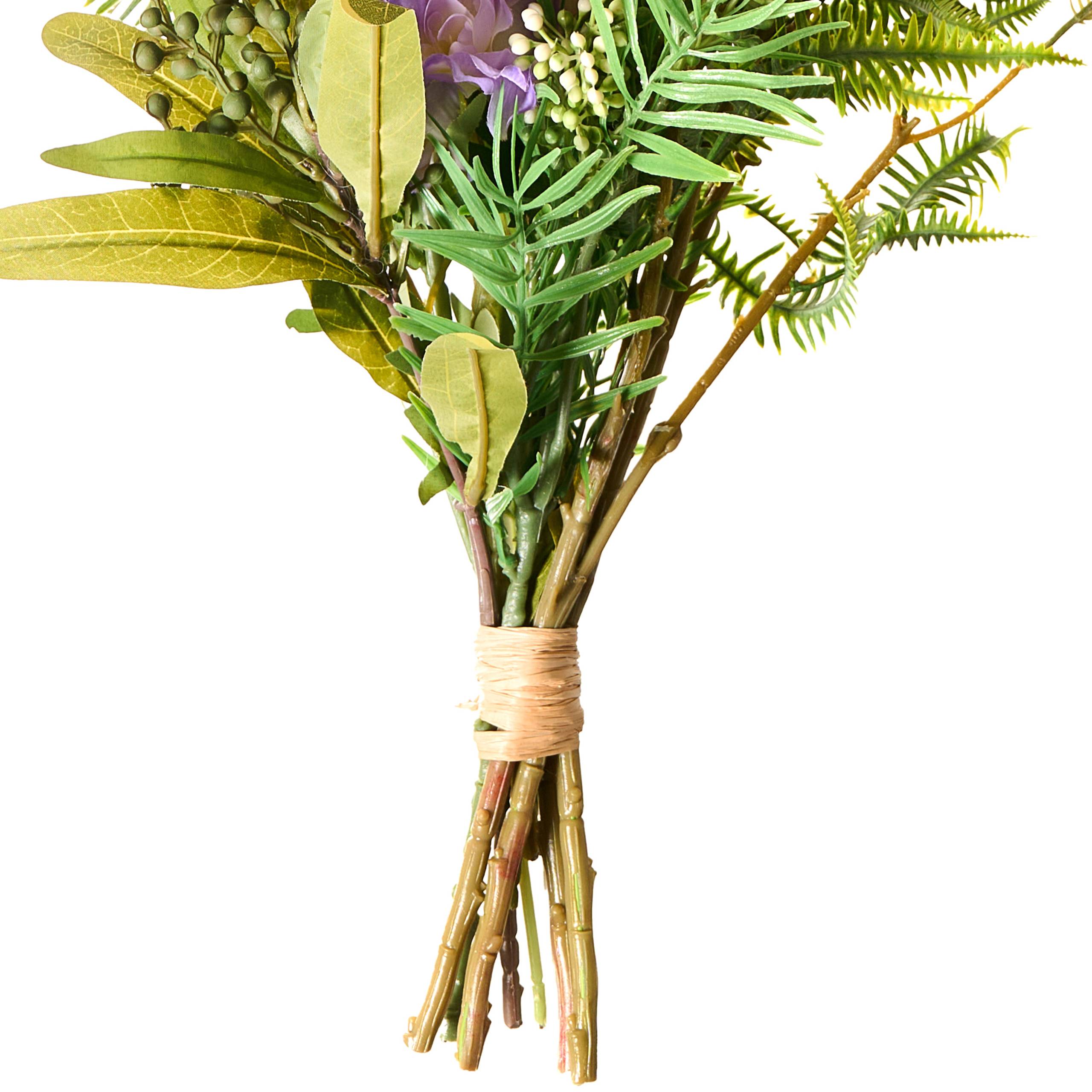 Beliani - Bouquet de fleurs artificielles Tissu Multicolore ACHETE - 45x45x80- Beliani - Image 5