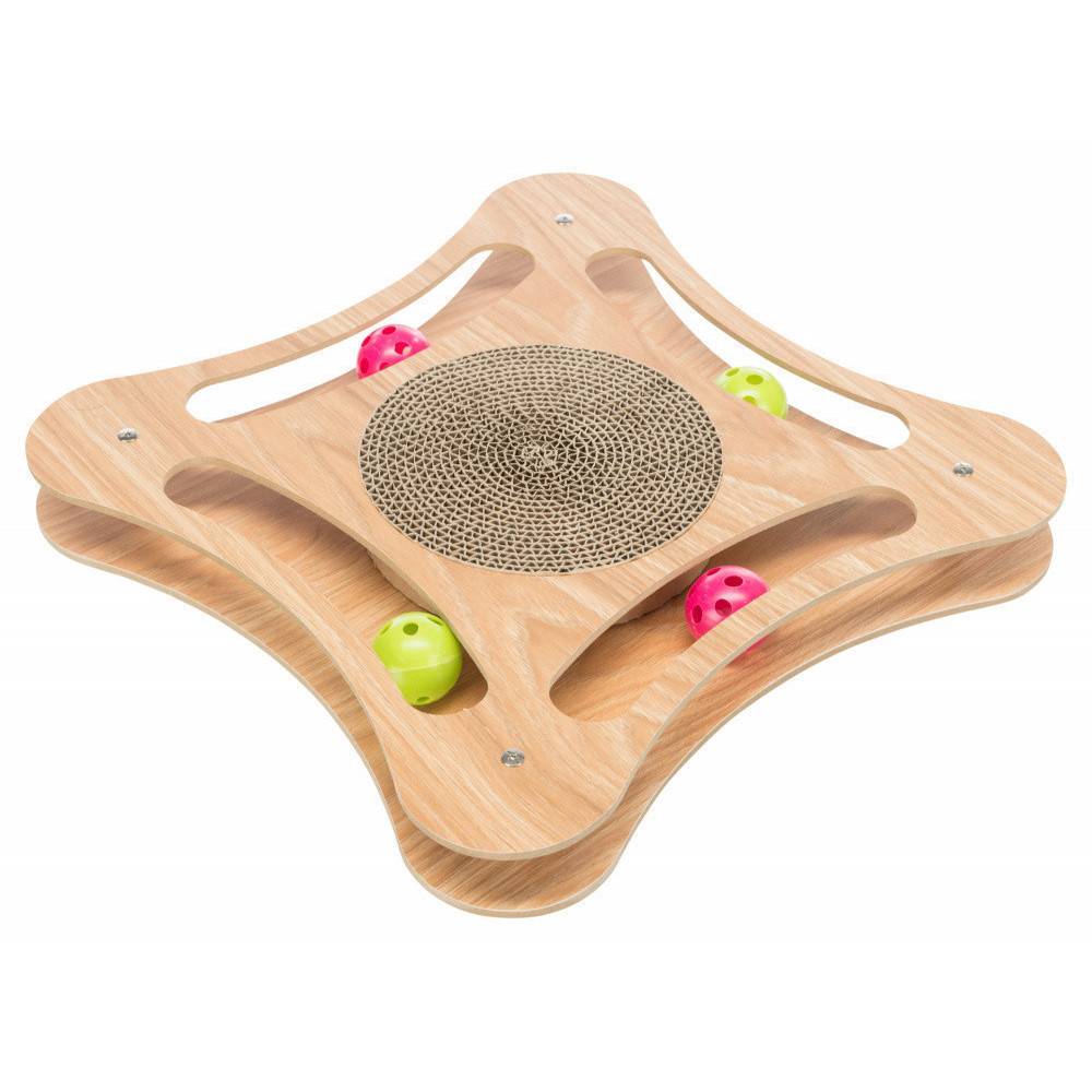 Trixie - Plaque griffoir cadre bois pour chat - Image 1