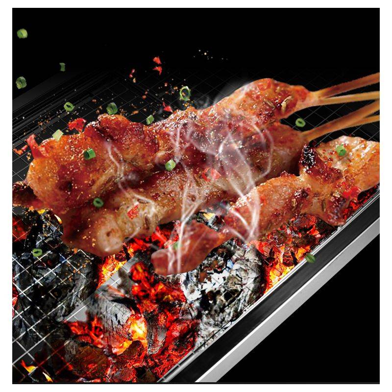 Barbecue Pliable en acier inoxydable HG04159 Herzberg - Image 9