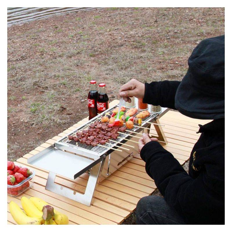 Barbecue Pliable en acier inoxydable  HG04159 Herzberg - Image 2