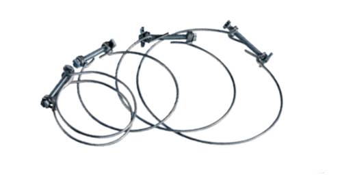 Collier de serrage acier inoxydable D80/125mm (x2) - UNELVENT - 860097