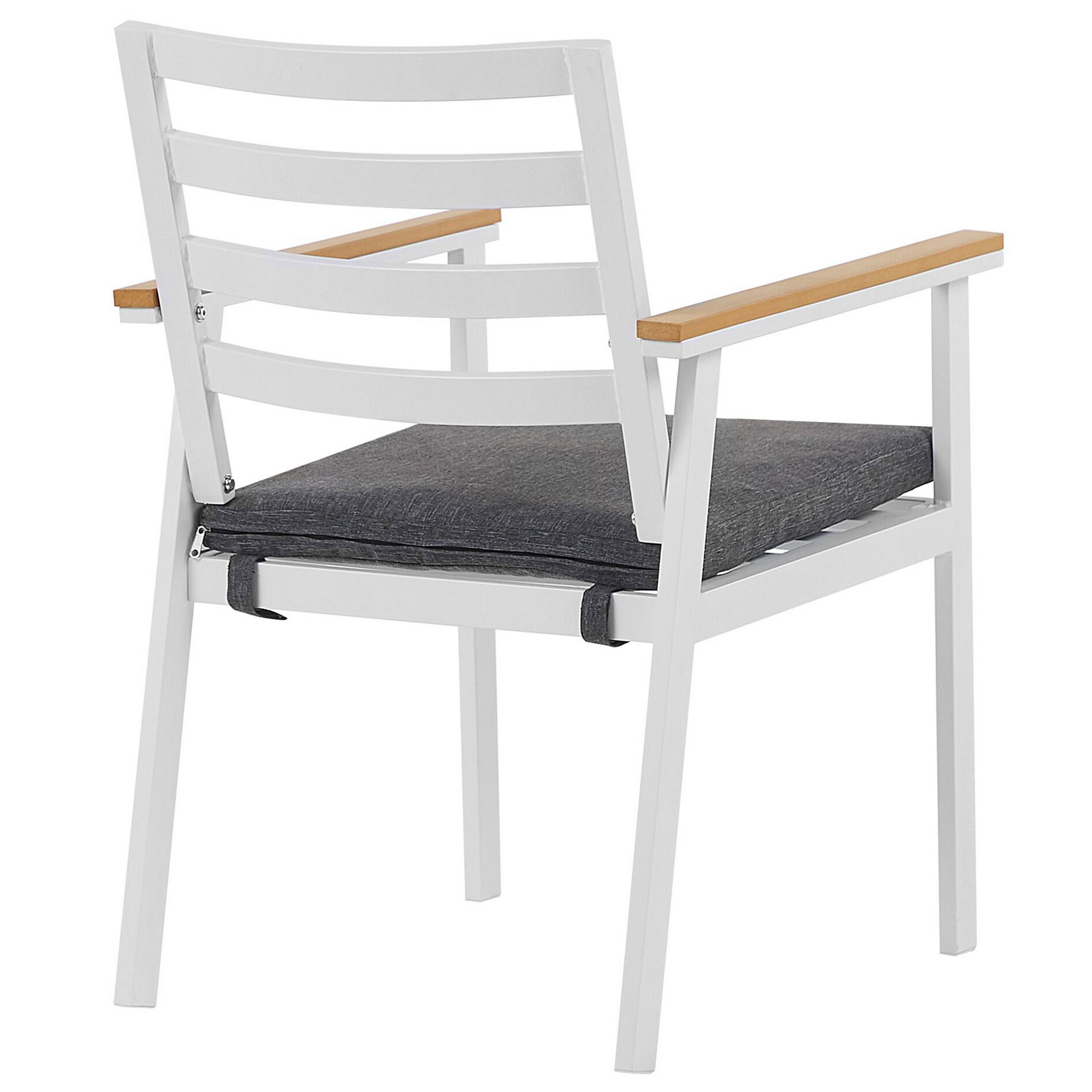 Chaise de jardin Aluminium Gris CAVOLI - Beliani - Image 5