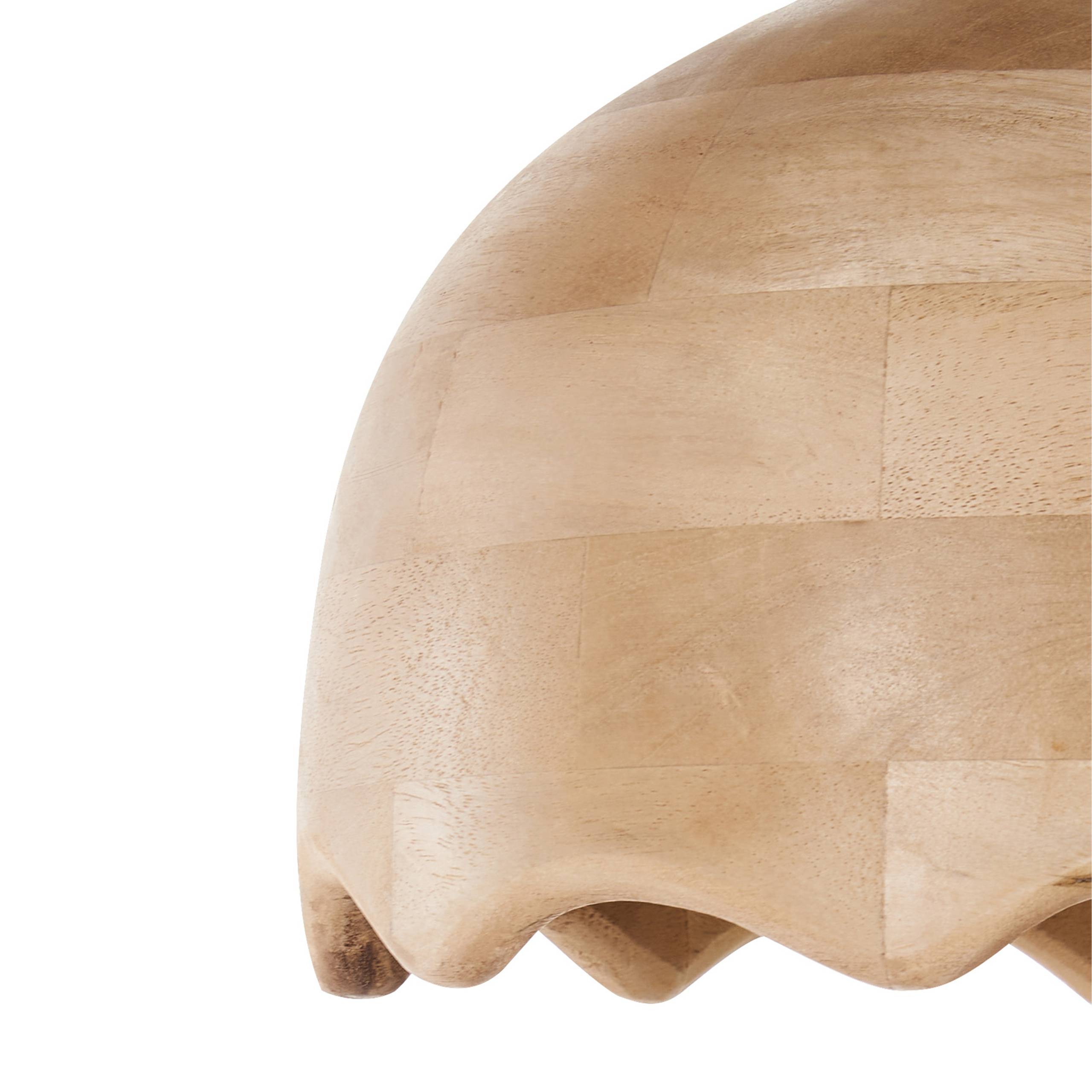 Beliani - Lampe suspension Manguier Marron clair GOMATI - 24x24x130- Beliani - Image 7