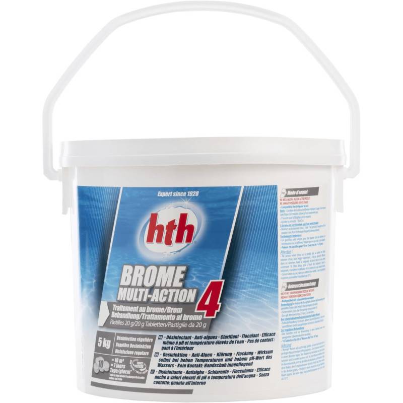 Brome multifonction hth® BROME 4 Actions en pastilles 20 g - 15 kg - Image 3