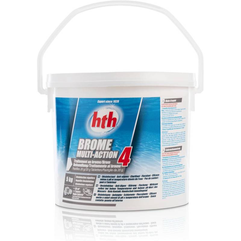 Brome multifonction hth® BROME 4 Actions en pastilles 20 g - 15 kg - Image 2