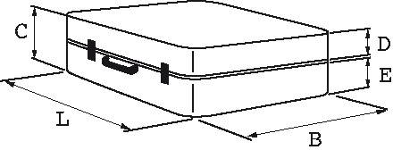Valise aluminium lisse SAM OUTILLAGE double plateaux - TVU-4 - Image 2
