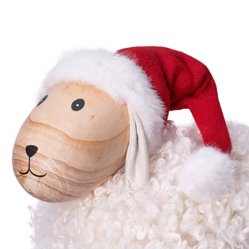 Lotti - Mouton Bois Décoratif Noël H35cm 44 Micro-LED Blanc Chaud & RGB 9 Animations Lotti - Image 3