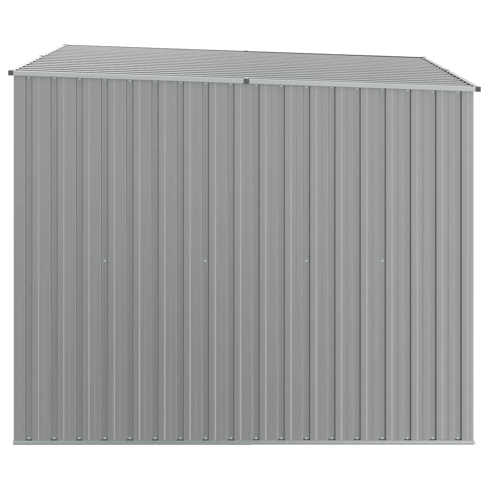 Vidaxl - Abri de jardin Gris 195x198x159 cm Métal galvanisé vidaXL 46254 - Image 5