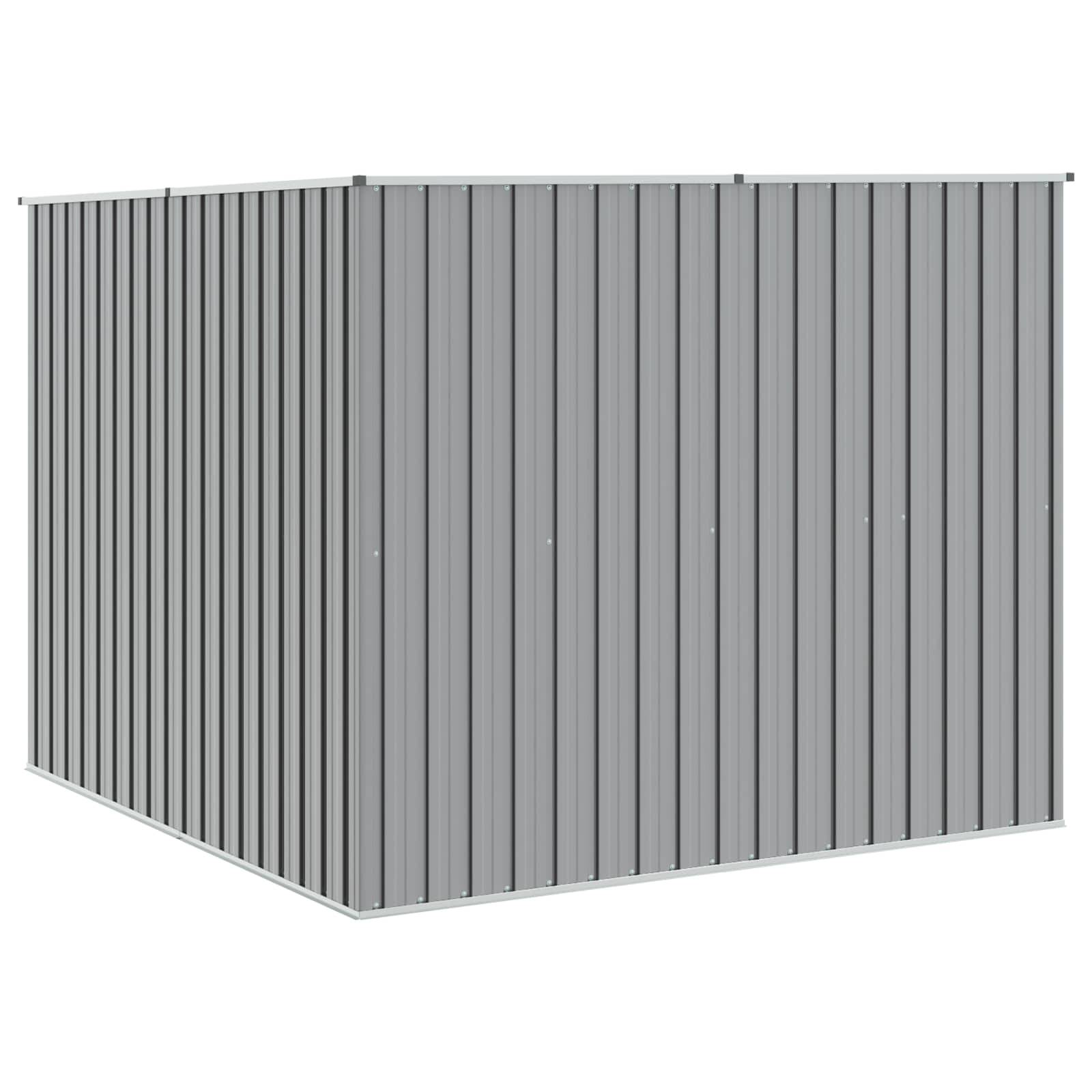 Vidaxl - Abri de jardin Gris 195x198x159 cm Métal galvanisé vidaXL 46254 - Image 6