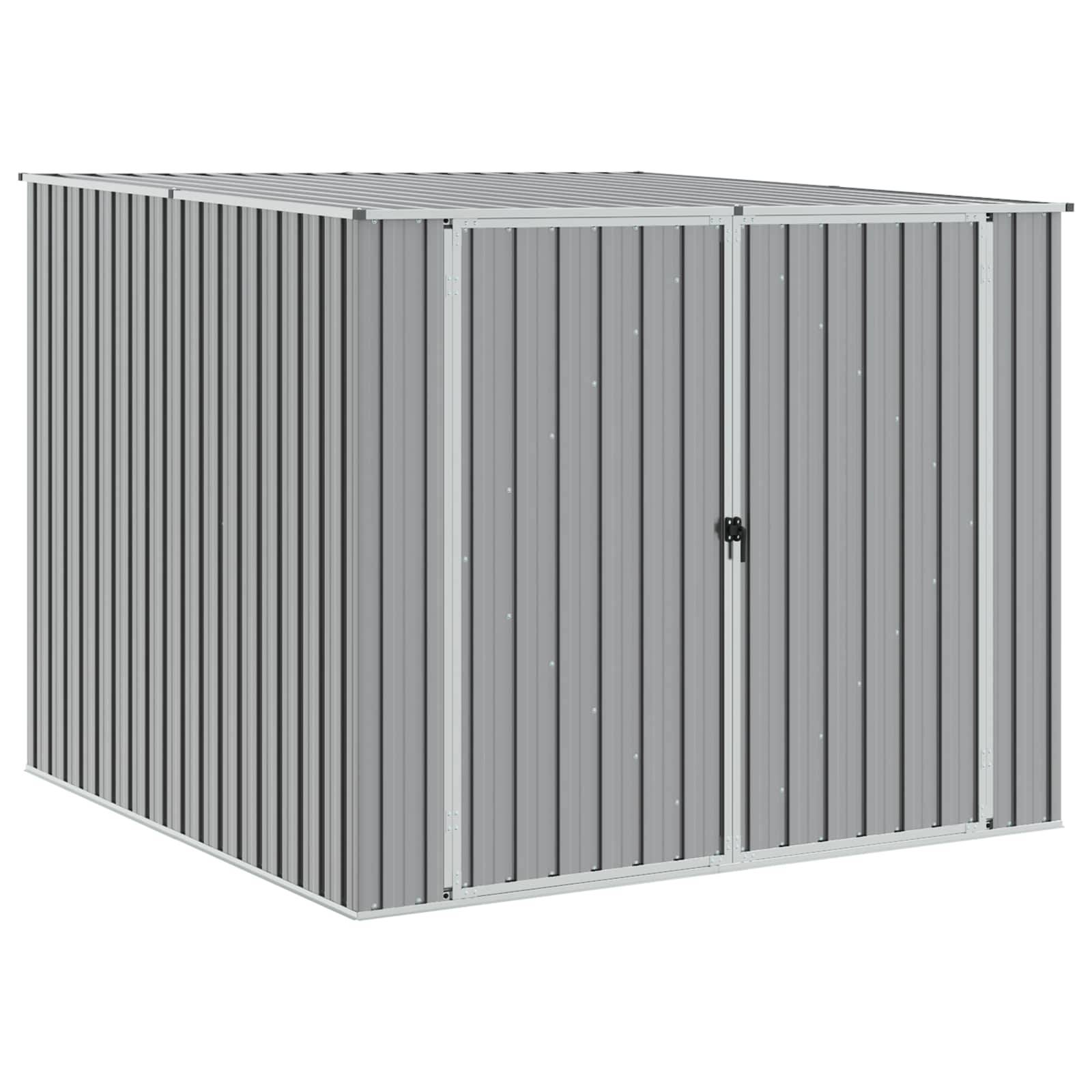 Vidaxl - Abri de jardin Gris 195x198x159 cm Métal galvanisé vidaXL 46254 - Image 2