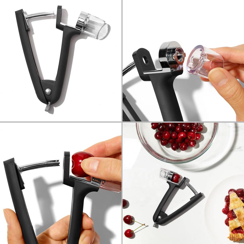 Dénoyauteur Good Grips à cerises et à olives noir - Image 2