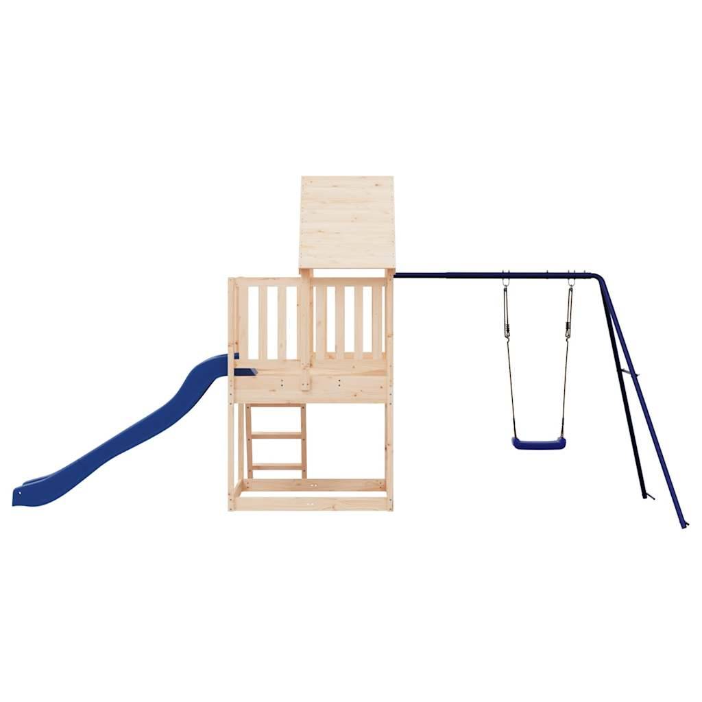 Aire de jeux d'extérieur - Jeu Plein air enfant bois de pin massif rj34 - Image 6