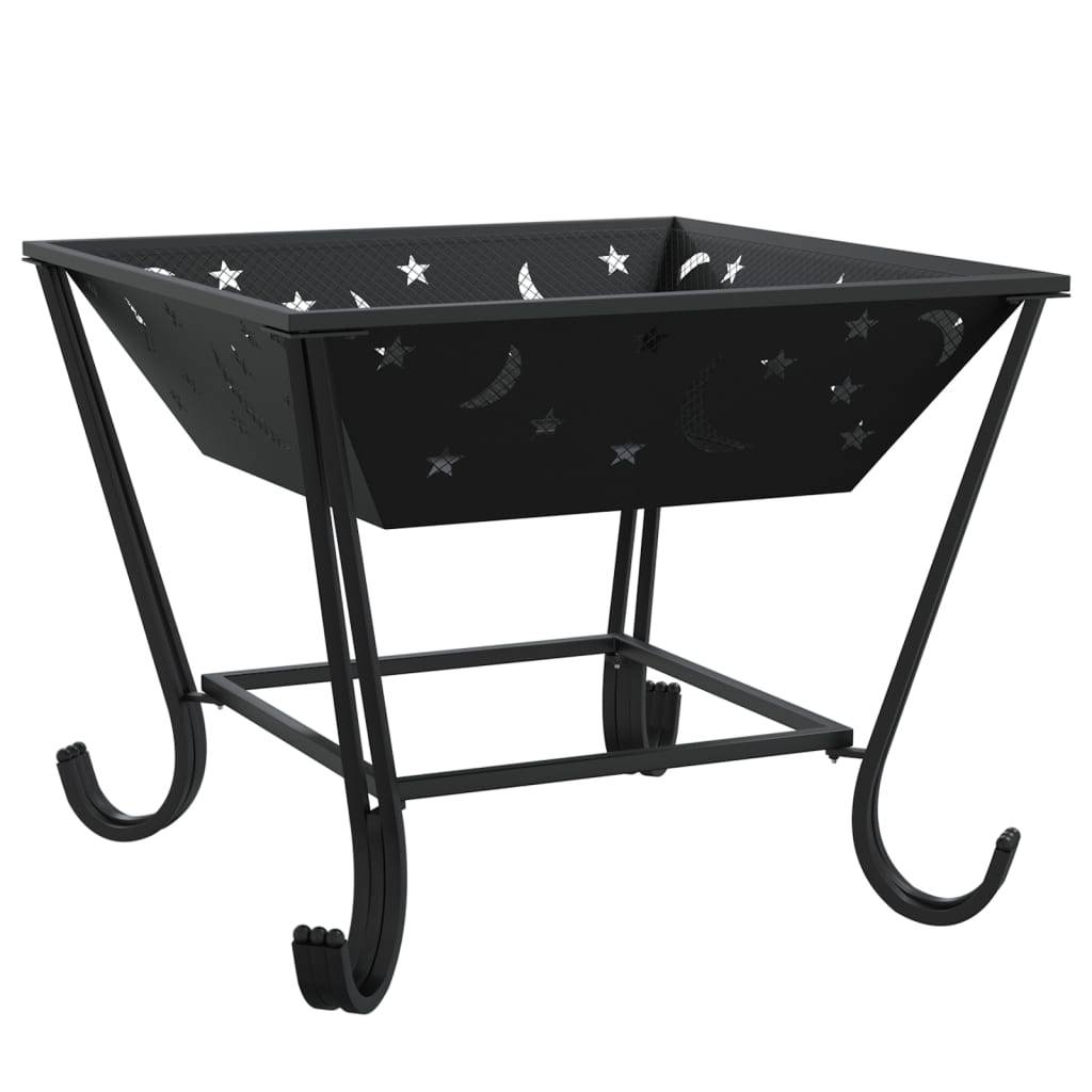 ComfortXL - Brasero Foyer sur Pieds 50cm en Acier Noir pour Jardin et Terrasse – ComfortXL Outdoor Living - Image 5
