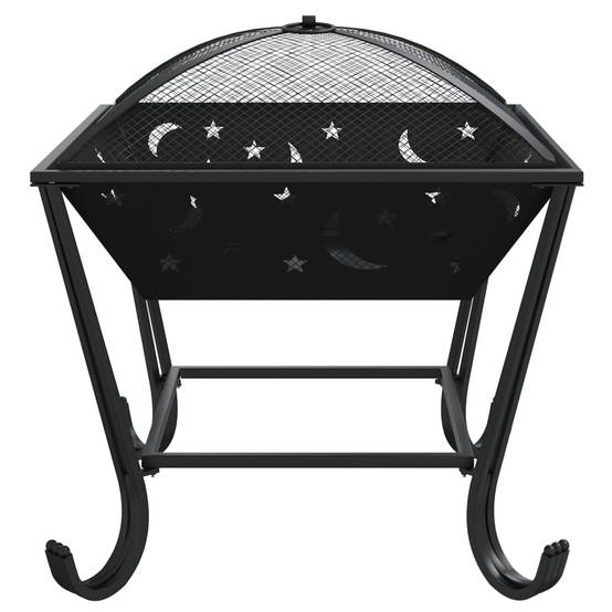 ComfortXL - Brasero Foyer sur Pieds 50cm en Acier Noir pour Jardin et Terrasse – ComfortXL Outdoor Living - Image 4