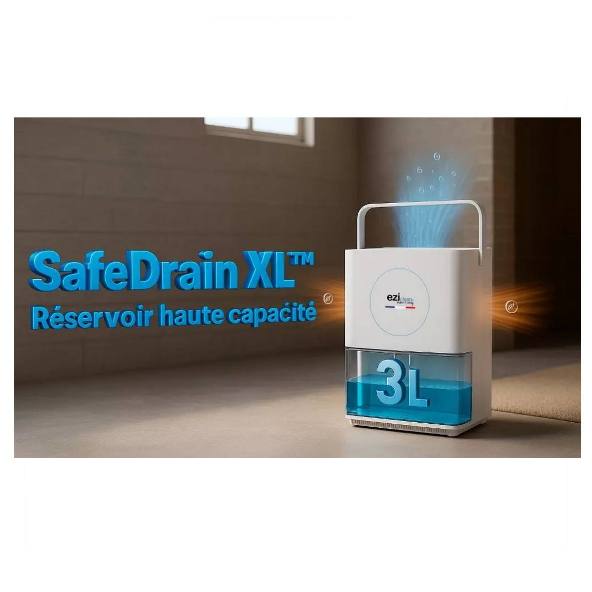 Déshumidificateur 0.55l/j blanc DRYFLOWMAX E.ziclean - Image 5