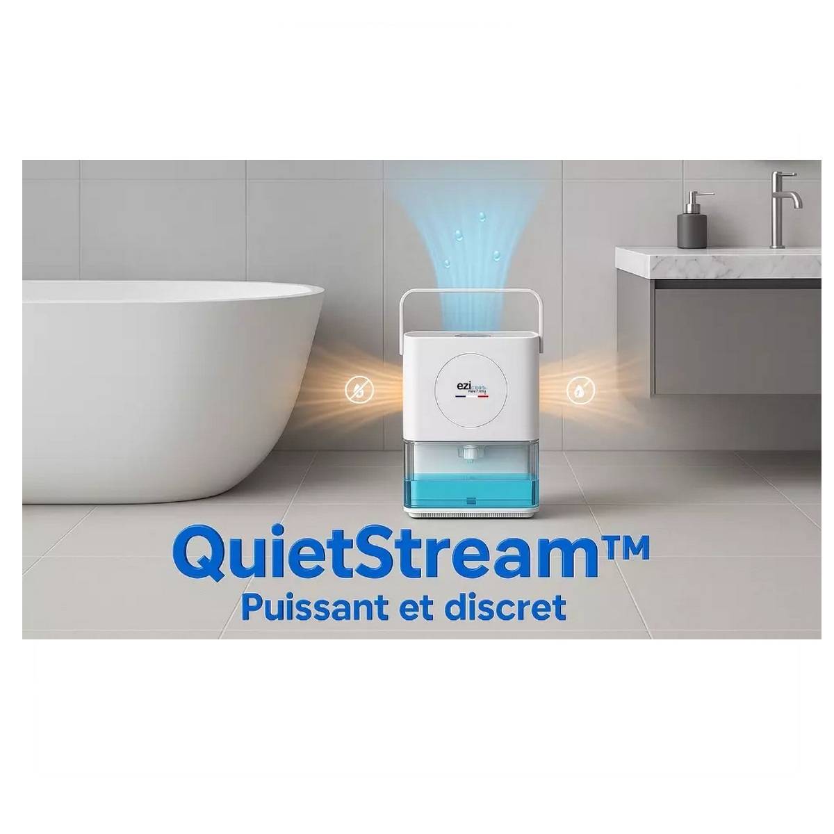 Déshumidificateur 0.55l/j blanc DRYFLOWMAX E.ziclean - Image 4
