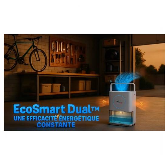 Déshumidificateur 0.55l/j blanc DRYFLOWMAX E.ziclean - Image 3