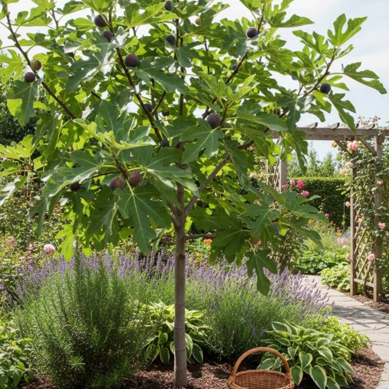 Figuier Violette d'Argenteuil, Ficus carica - Bon rendement - Pot de 7,5L - 60/80 cm - De 3,00 m à 5,00 m - Image 2