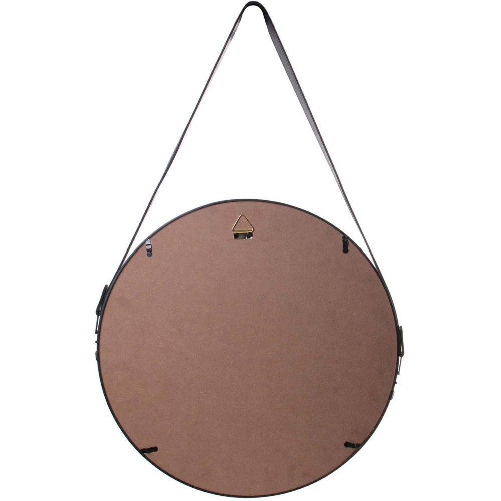 The Home Deco Factory - Miroir rond avec anse en PU 40 cm - Image 4