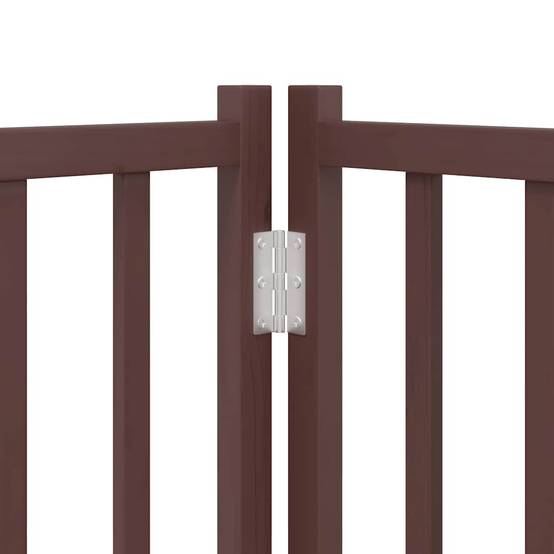 Barrière pour chien bois de peuplier marron 800 x 30 x 90 cm - PANGIVO - Image 10