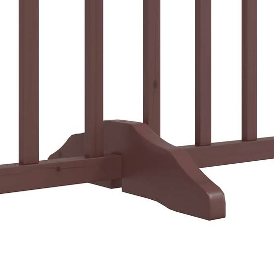 Barrière pour chien bois de peuplier marron 800 x 30 x 90 cm - PANGIVO - Image 8