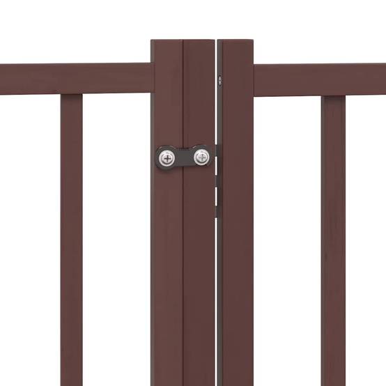 Barrière pour chien bois de peuplier marron 800 x 30 x 90 cm - PANGIVO - Image 9