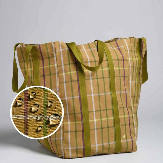 Vivaraise - Maxi sac en coton bio Poppins 48 x 33 x 33 cm - Image 4