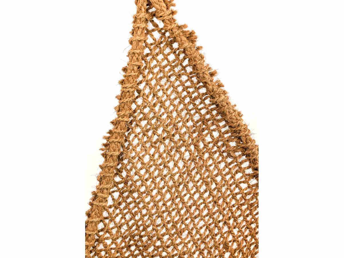 Ombrière naturelle en fibres de coco Triangulaire 3,50 m - Jardiline - Image 4