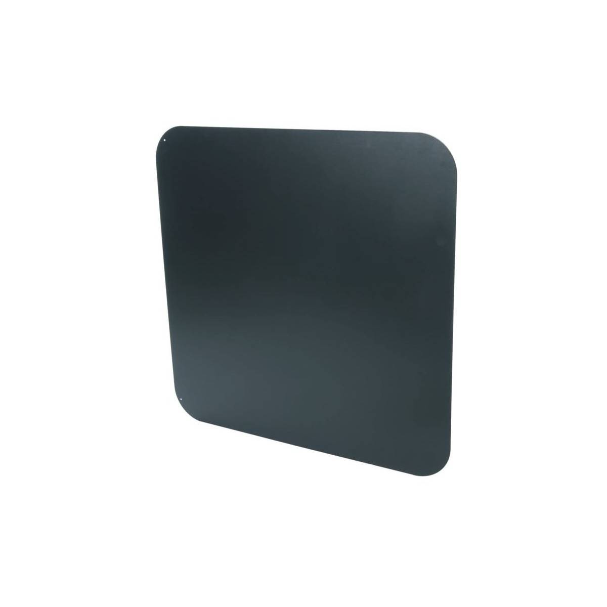 Plaque de protection sol pour poêles 79 x 79 cm Noire Carrée Acier Épaisseur 2 mm 10.2 kg - Image 2