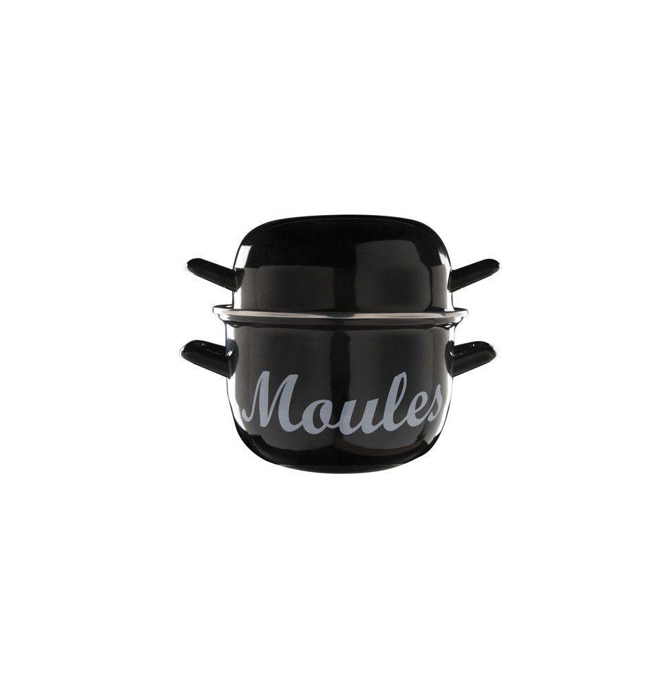 Casserole à moules - 2,8 L - Noir