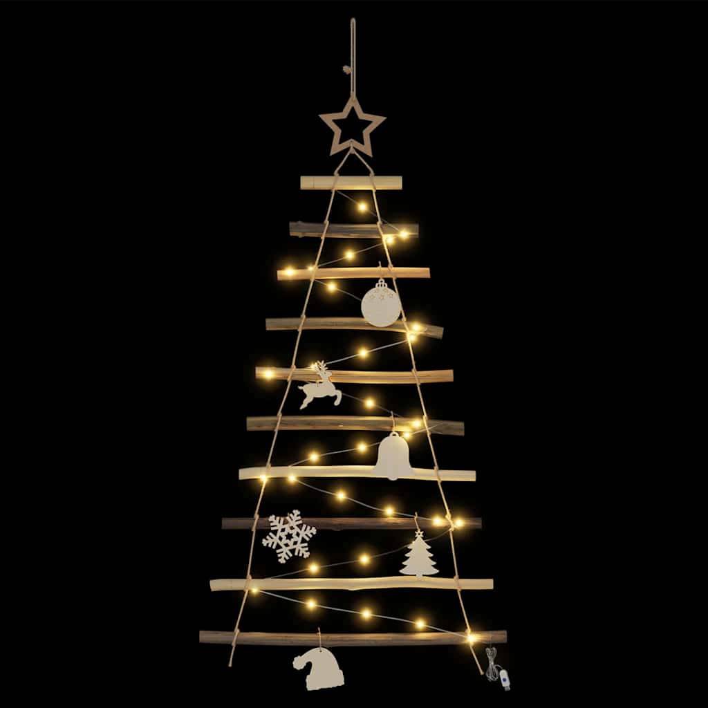 ComfortXL - Sapin de Noël Mural en Frêne Massif Lumineux LED pour Fêtes Intérieur/Extérieur 90 cm – ComfortXL Outdoor Living - Image 6