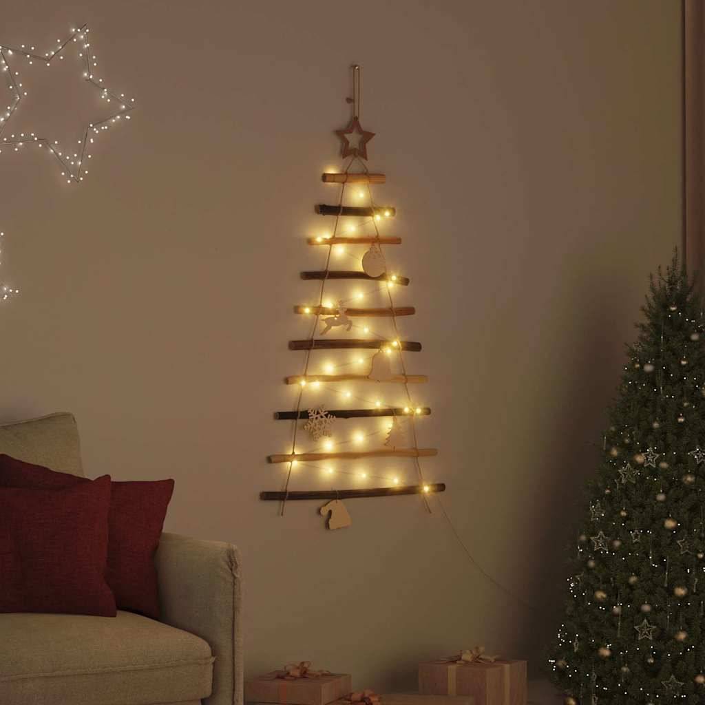 ComfortXL - Sapin de Noël Mural en Frêne Massif Lumineux LED pour Fêtes Intérieur/Extérieur 90 cm – ComfortXL Outdoor Living - Image 1
