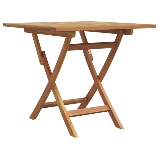 ComfortXL - Table et Chaises Pliantes de Jardin en Teck 2 Personnes Design Compact Marron 3 Pièces – ComfortXL Outdoor Living - Image 6