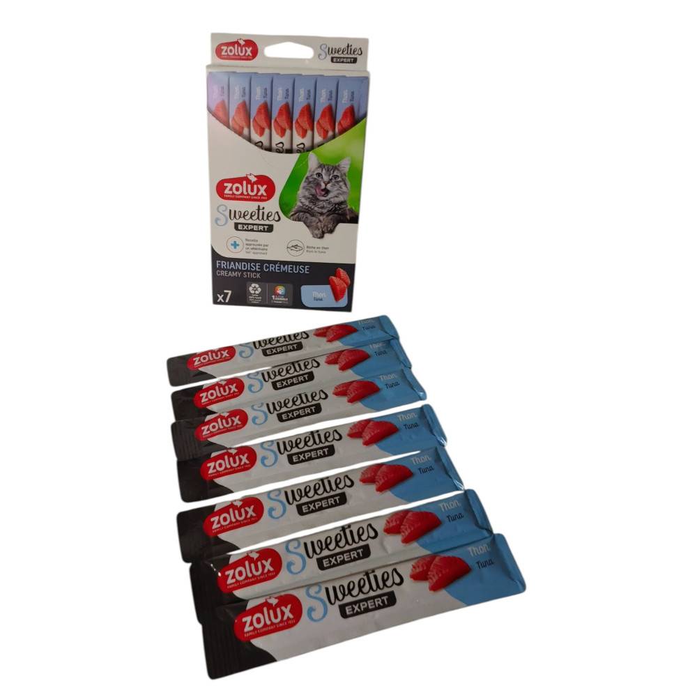 Zolux - Sticks crème de thon 7 x 14 g pour chat - Image 2