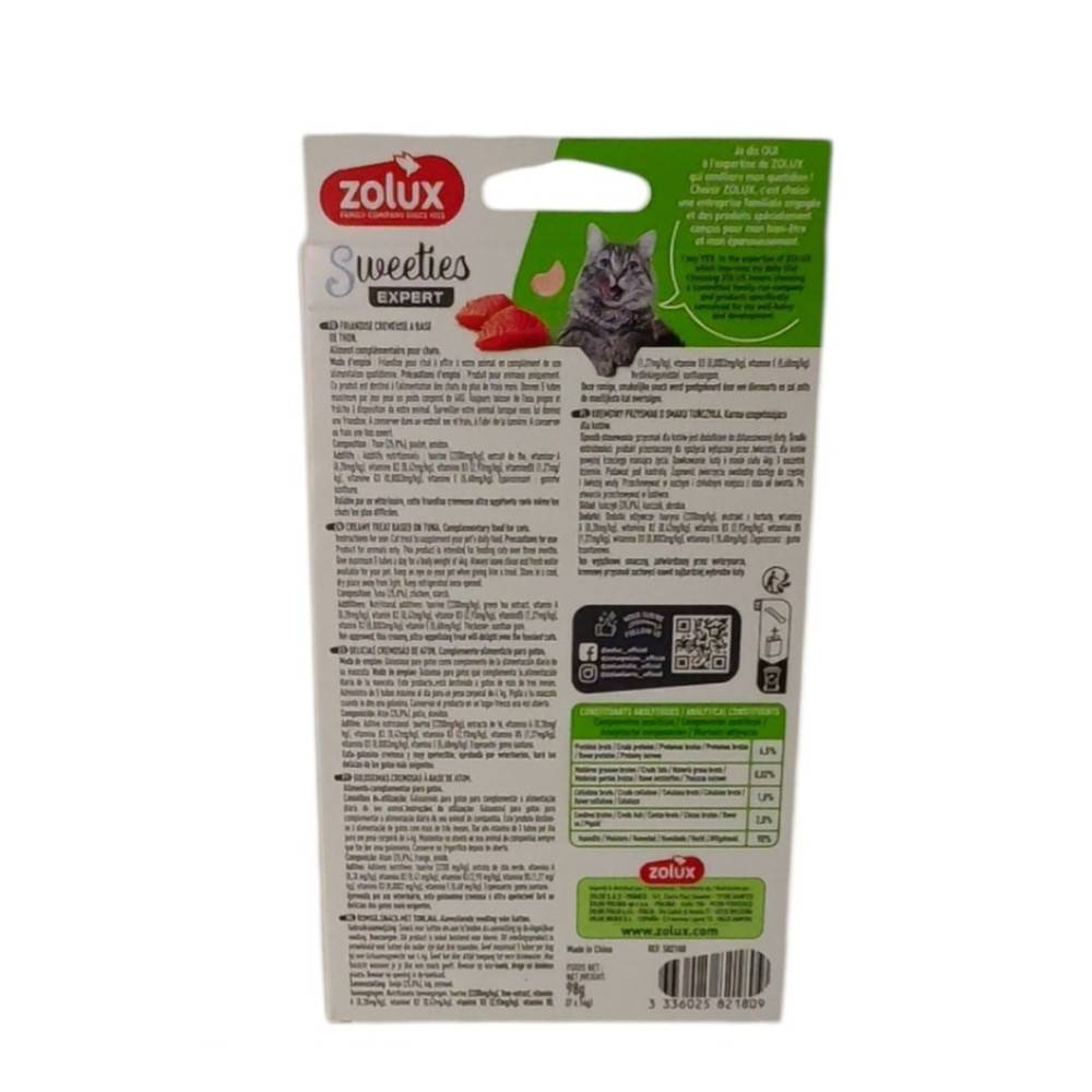Zolux - Sticks crème de thon 7 x 14 g pour chat - Image 3