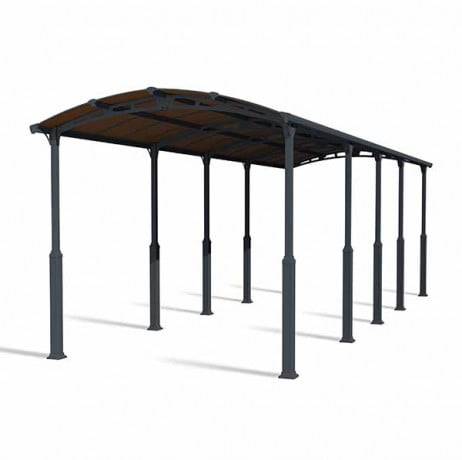 Canopia - Canopia Carport Camping-Car Alpine 10,7 x 3,52 m Gris - Image 7