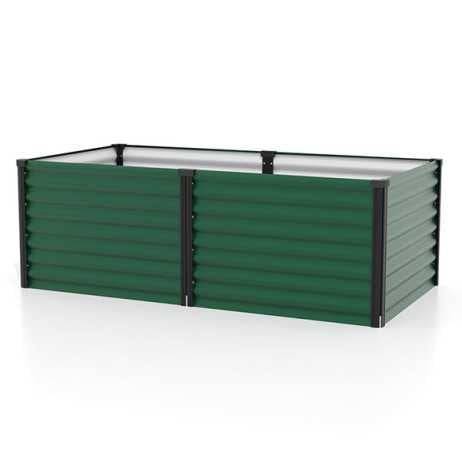 Vitavia - Carré potager Linus 630 – Acier Zincalume H 63 cm, Couleur Granit/Noir - Image 8