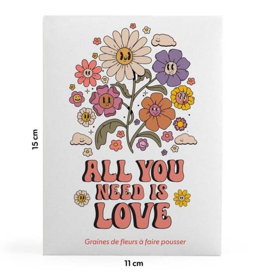 Radis et Capucine - Radis et Capucine - Sachet message - All you need is Love - Image 2