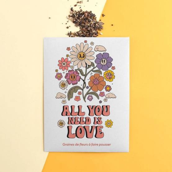 Radis et Capucine - Radis et Capucine - Sachet message - All you need is Love - Image 3