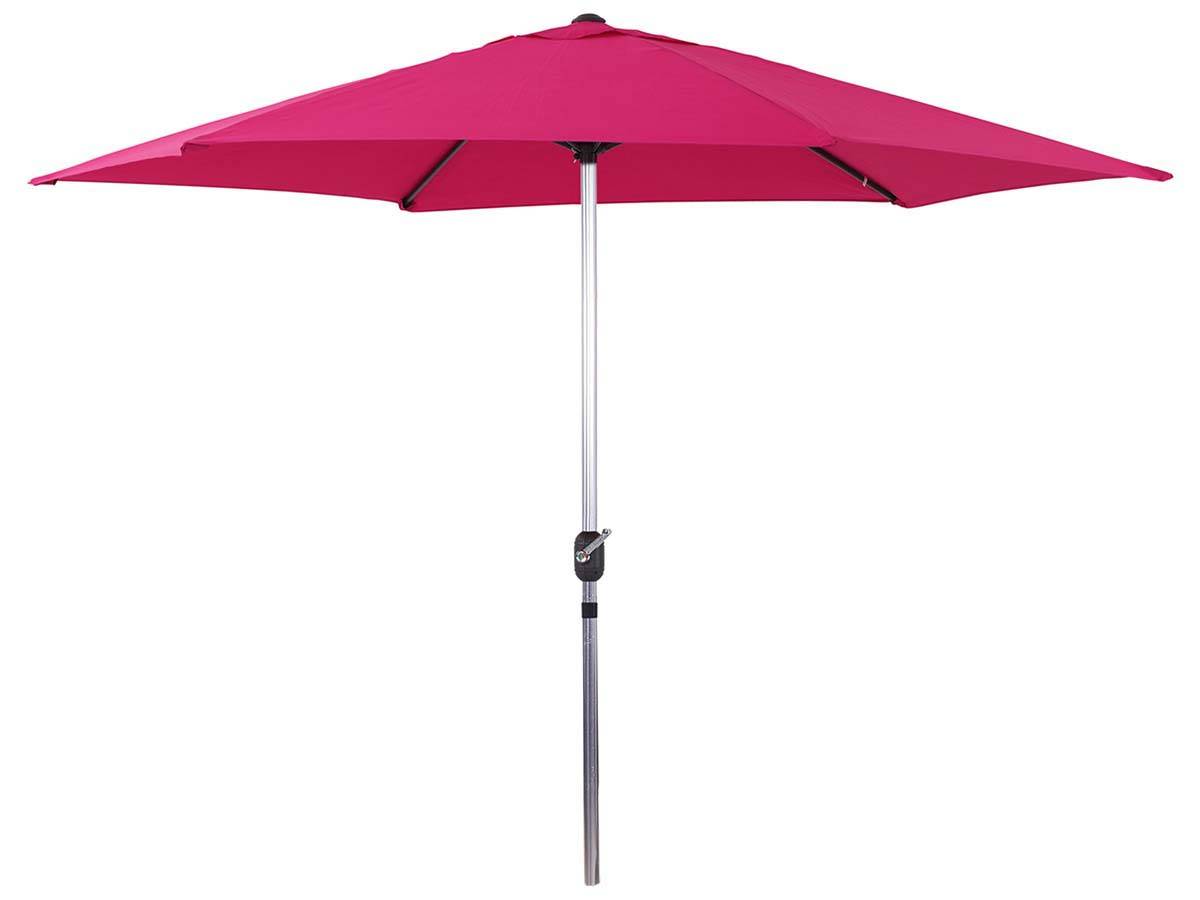 Habitat Et Jardin - Parasol Jardin Droit Alu "sol" - Rond - ø 3m - Rose -habitat Et Jardin - Image 1