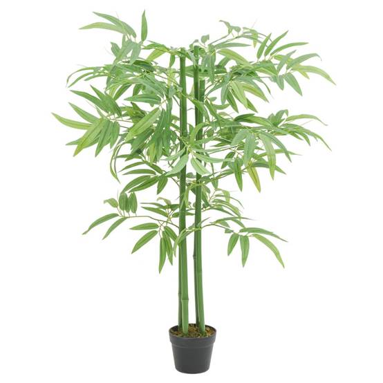 Bambou artificiel bambou et fibre textile vert 120 cm, poids:3.8kg - PANGIVO - Image 1