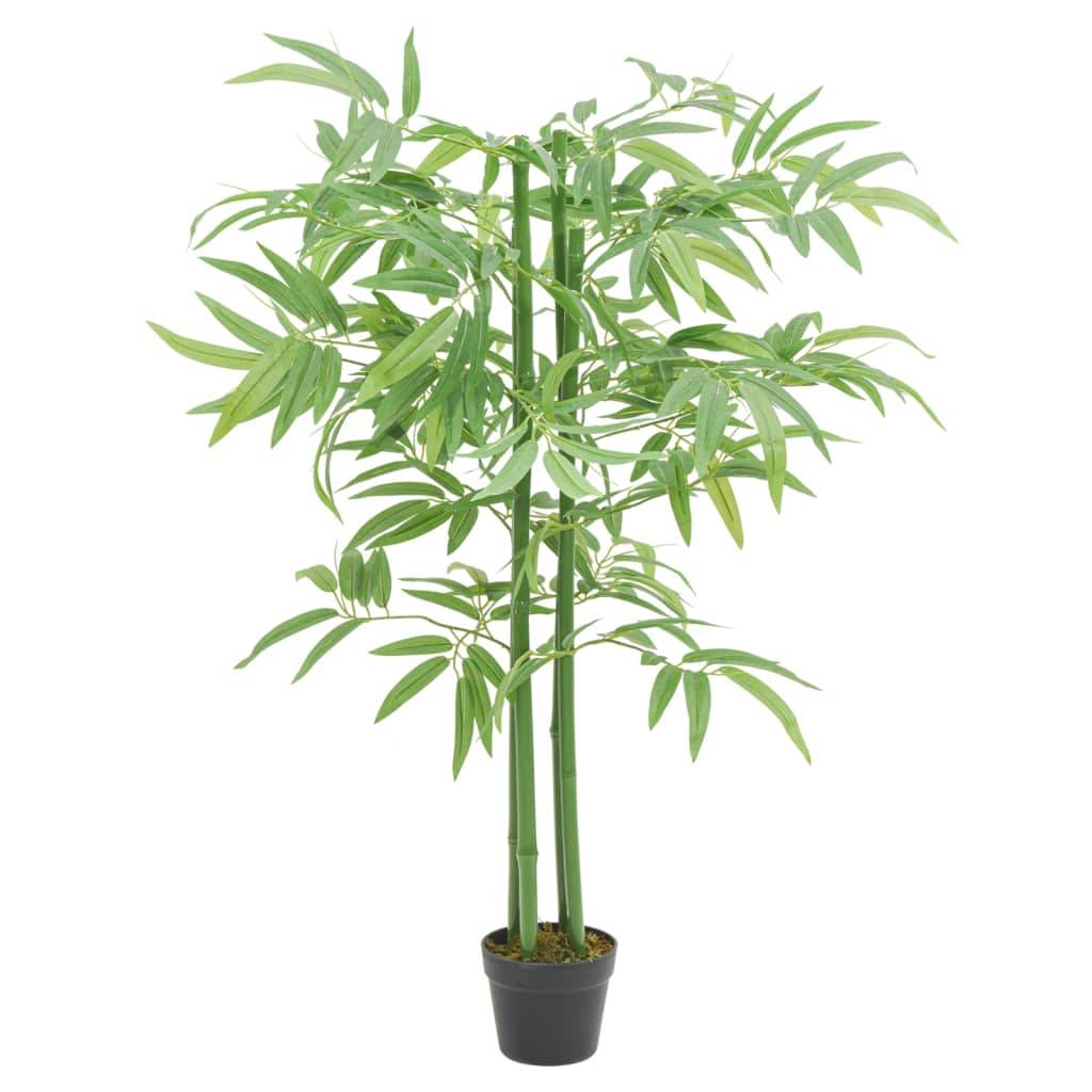 Bambou artificiel bambou et fibre textile vert 120 cm, poids:3.8kg - PANGIVO - Image 1